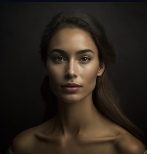 Midjourney Image of a realistic woman